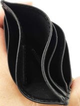 Fendi Monster Eyes Card Holder Wallet In Black Leather Fw0726oxzdu