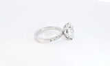 14k White Gold Lab Grown Diamond Ring Size 6.5, 5.1 Grams Ebcrxzdu 144030000861