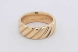 David Yurman 18k Yellow Gold Sculpted Cable Band Ring 17.1g Size 10 Eb0326lixzsa