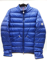 Moncler Agay Blue Quilted Puffer Jacket Size 4 Do0726lxzde
