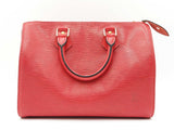 Louis Vuitton Red Epi Leather Speedy 25 Handbag Sd0726wzxdu