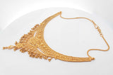 22k Yellow Gold Ornate Filigree Necklace 37 Grams 13 Inch Eb0726wwrxsa