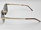 Yves Saint Laurent Ysl Sl551 Gold Brown Frames Green Lens Sunglasses Do0125exde