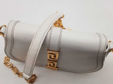 Versace Greca Goddess White Leather Shoulder Bag Do0825pxzde
