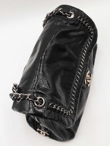 Chanel Luxe Ligne Large Flap Bag In Black Patent Leather Fw0926exzdu