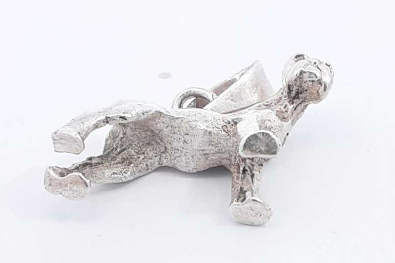 925 Sterling Silver Dog Pendant 9.5 Grams Eb1024rsa