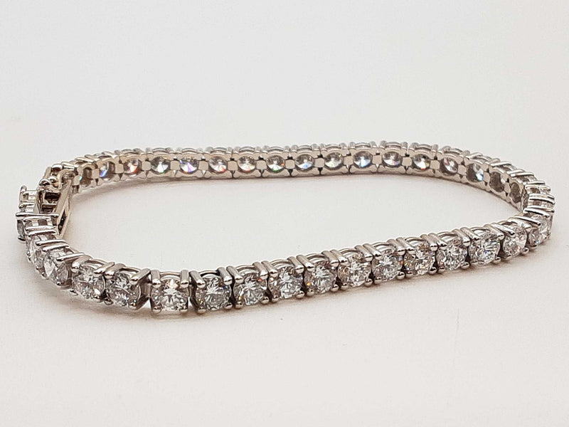 10.0 Cttw Lab Grown Diamonds 14k Wg 14.4g Bracelet 7 In Do0224oerxmia