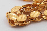21k Yellow Gold Mirror Link Chain Necklace 18.2 Grams 20.5 Inch Eb0826lirxsa