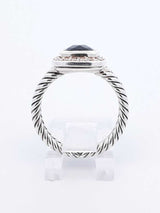 David Yurman Onyx, Diamond & Sterling Silver Petite Albion Ring 5.3 Grams Size 6.25 Fw0525oxzdu