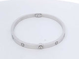 Cartier Love 18k White Gold 18.8g Bracelet Size 16 Aa0425lzxzdu