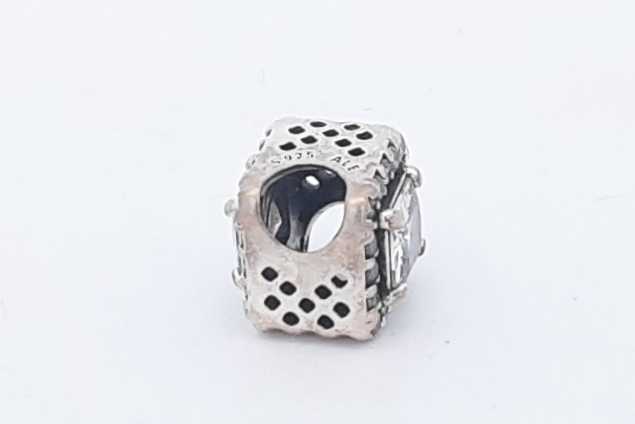 Pandora Sterling Silver Bead Charm 2.4 Grams Eb0824rsa