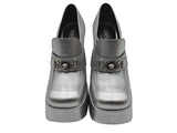 Versace Medusa Platform Silver Jg1225lrzmia