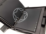 Mont Blanc Meisterstuck Black Leather Zippered Organizer Eb0726lxzsa