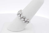 1.87cttw Lab Grown Diamond Ring In 14k White Gold 4.2 Grams Size 7 Eb0826scrsa