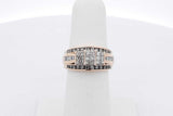 1.26cttw Diamond 10k Yellow Gold Ring 4.3 Grams Size 5.25 Eb0526rxzsa