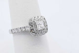0.51cttw Diamond Ring In 14k White Gold 4.1 Grams Size 7 Eb0626wcrdu
