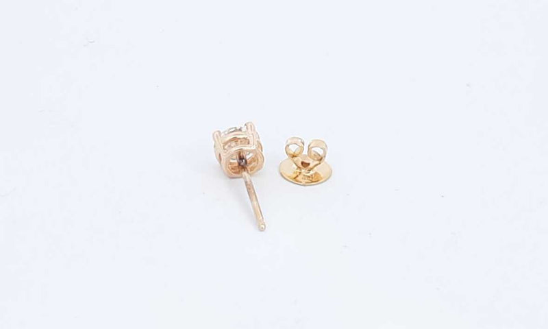 14k Yellow Gold 0.75ctw Diamond Stud Earring 0.8 Grams Eb0524poxdu