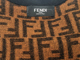 Fendi Ff Motif Orange Sweater Size Xxl Aa0525wzxsa