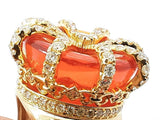 2.15 Cttw Diamond & 10k Gold & Cabochon Crown Ring 21.1 Gram Sz 11 Fw1025llirdu
