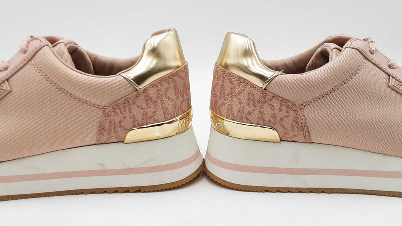 Michael Kors Monique Trainers In Ballerina Pink & Cream Size 7.5 M  Fw1125prdu