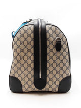Gucci Savoy Large Duffle Bag In Gg Supreme Coated Canvas & Leather Fw0526lxzxdu
