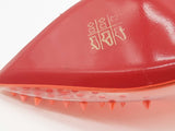 Christian Louboutin Spikoo Neon Orange Heels Size Eu 38.5 Do0525lxzde
