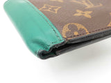 Louis Vuitton Multiple Wallet In Monogram Macassar Canvas & Leather Fw0626lcrdu