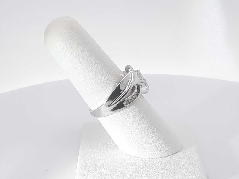.35 Diamonds 14k White Gold 14k 5.5 Grams Ring Size 7 Sd0625oorsa
