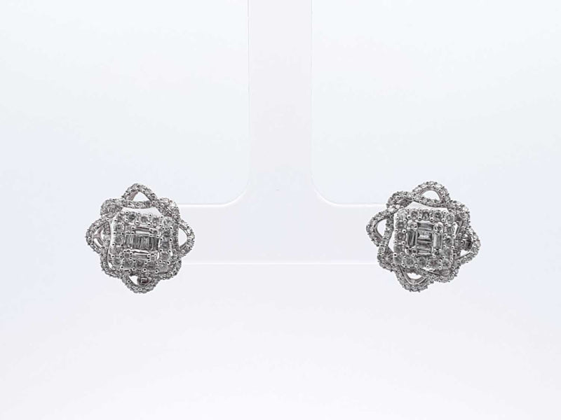 0.50 Cttw Diamond & 18k Gold Convertible Earrings & Jackets 2.7 Gram Fw0925orxdu