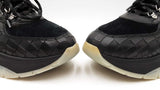 Jimmy Choo Inca Shearling Sneakers In Croc-embossed Leather Sz It 46 Fw0825loxdu