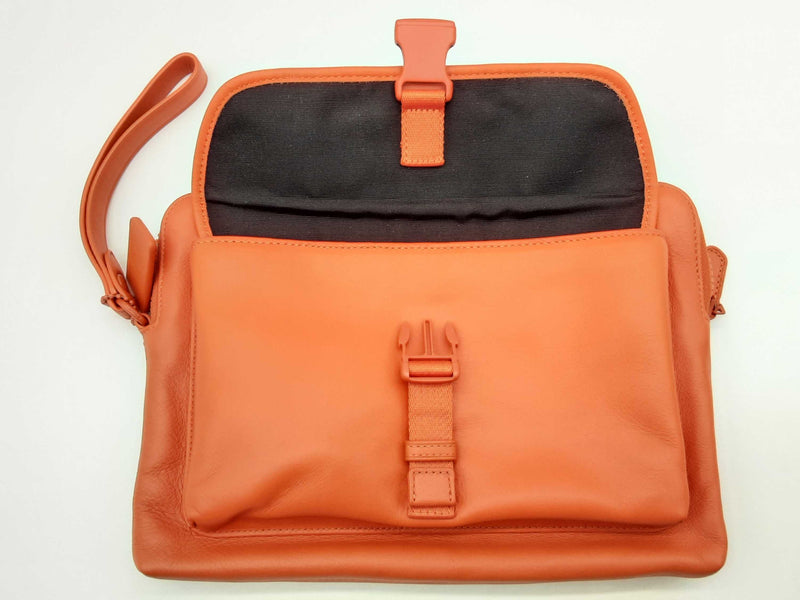 Coach Spicy Orange Ranger Leather Pouch Do0824oxde