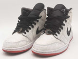 Nike Cu2804-100 Jordan 1 Mid White Shoes Size 9.5 Aa0725lrzsa
