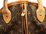 Louis Vuitton Brown Monogram Coated Canvas Leather Hanging Garmet Bag Do626oxzde