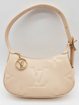 Louis Vuitton Mini Moon Creme Empriente Monogram Hobo Shoulder Bag Do0626crxde