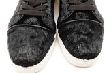 Christian Louboutin Black Velvet Orlato Trainers Size 41 Eb0226loxde