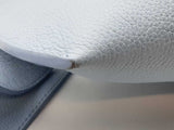 Alexander Mcqueen Light Blue Leather T-bar Sling Crossbody Bag Eb0326exzde