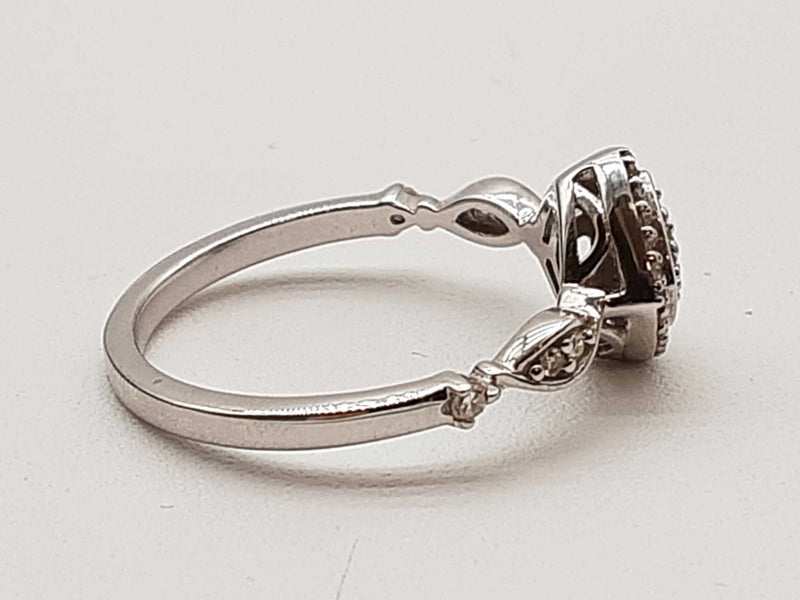 0.25 Cttw Lab Grown Diamonds 0.925 Silver 2.3g Ring Size 7 Do0325pxde