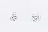 1.0cttw Lab Grown Diamond Stud Earrings In 14k White Gold 0.7 Grams Eb0326orxsa