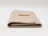 Yves Saint Laurent Cassandre Pouch In Ecru Matelassé Carré Lambskin Fw0926wzxdu