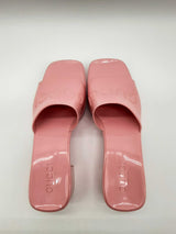 Gucci Pink Rubber Platform Sandal Slides Size Eu 39/ Us 9 W Do0624lxzde