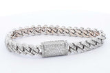 Approx. 5.96ctw Diamond Tennis Bracelet 10k White Gold 40.2 Grams Eb1024orxzsa