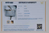 Louis Vuitton Double Zip Pochette In Damier Azur Coated Canvas Fw1125wrxdu