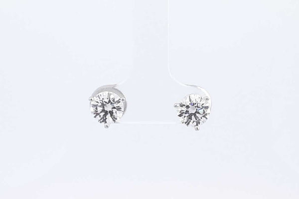 2.02ctw Lab Grown Diamond Stud Earrings In 14k White Gold 1.2 Grams Eb0824ixzsa