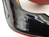 Christian Louboutin Black Patent Leather Heels Size Eu 38 Do0826lrxde