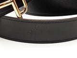Hermes Reversible Black & Gray Belt / Buckle Size 42-44 Aa0726wrzsa