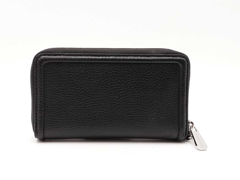 Michael Kors Fulton Smartphone Wristlet In Black Pebbled Leather Fw1125oxdu
