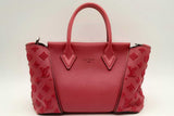 Louis Vuitton Monogram Red Leather Veau Cachemire W Bb Tote Bag Eb1224exzsa