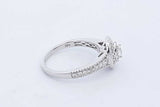 0.14cttw Diamond Ring In 14k White Gold 4.6 Grams Size 7 Eb0526worde