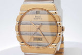 Piaget Polo Day Date Quartz 31mm 18k Yellow/white Gold Watch 126.9g Eb0526rxxzsa