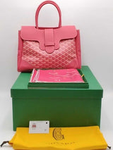 Goyard Pink Goyardine Saigon Tote Bag Eb0926orxzsa